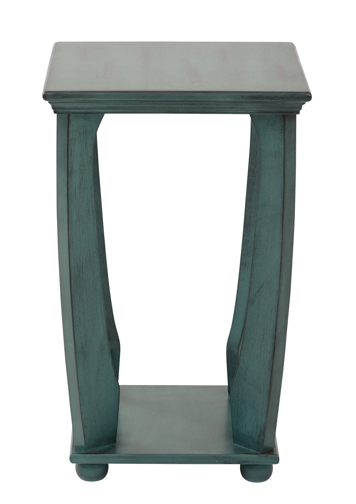 Caribbean Blue Square Accent Table I891794