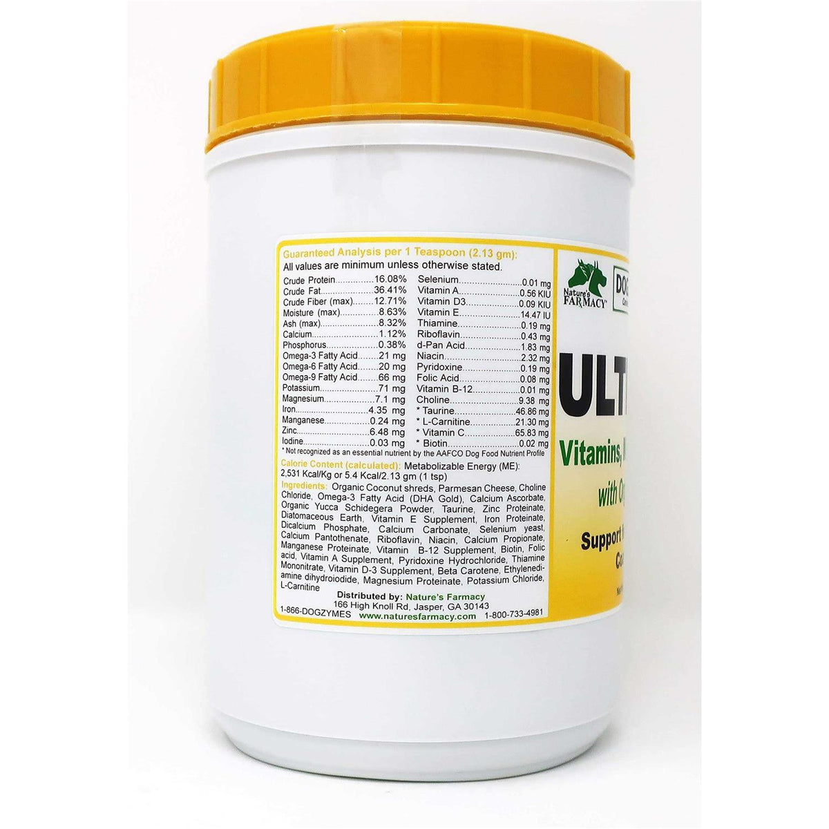 Dogzymes Ultimate for Best Skin/Coat with Organic Coconut - Pet Supplies online store X3553