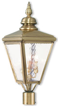 Antique Brass Post-Top Lantern D365862