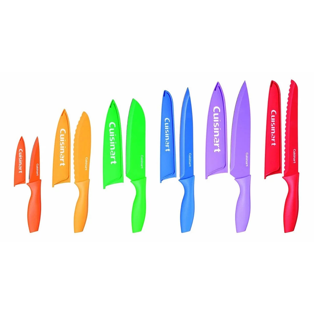 12-Piece Color-Coated Knife Set I446188