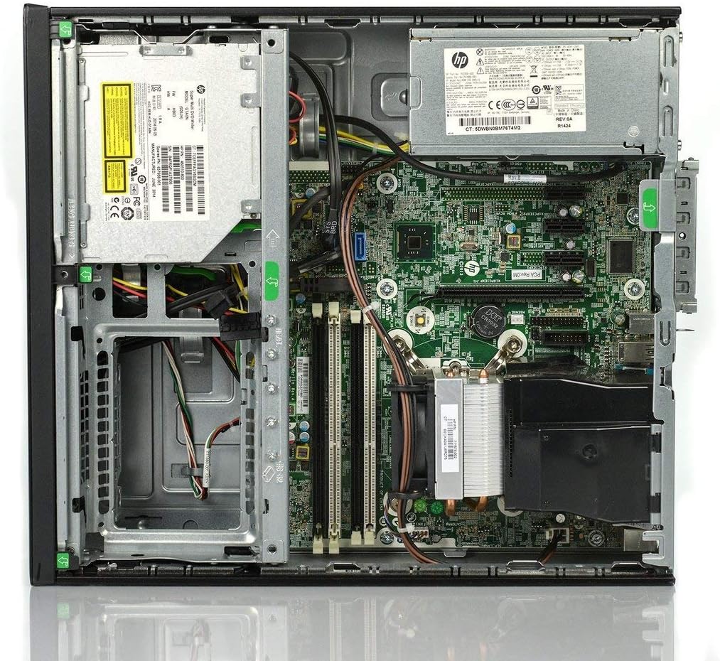HP 705 G2 Desktop PC AMD Pro A4-8350B R5 Processor, 8GB Ram, 256 GB M.2 SSD, WiFi & Bluetooth, Wireless Keyboard Mouse, 27 Inch LED Monitor, Windows 10 (Renewed) E79539