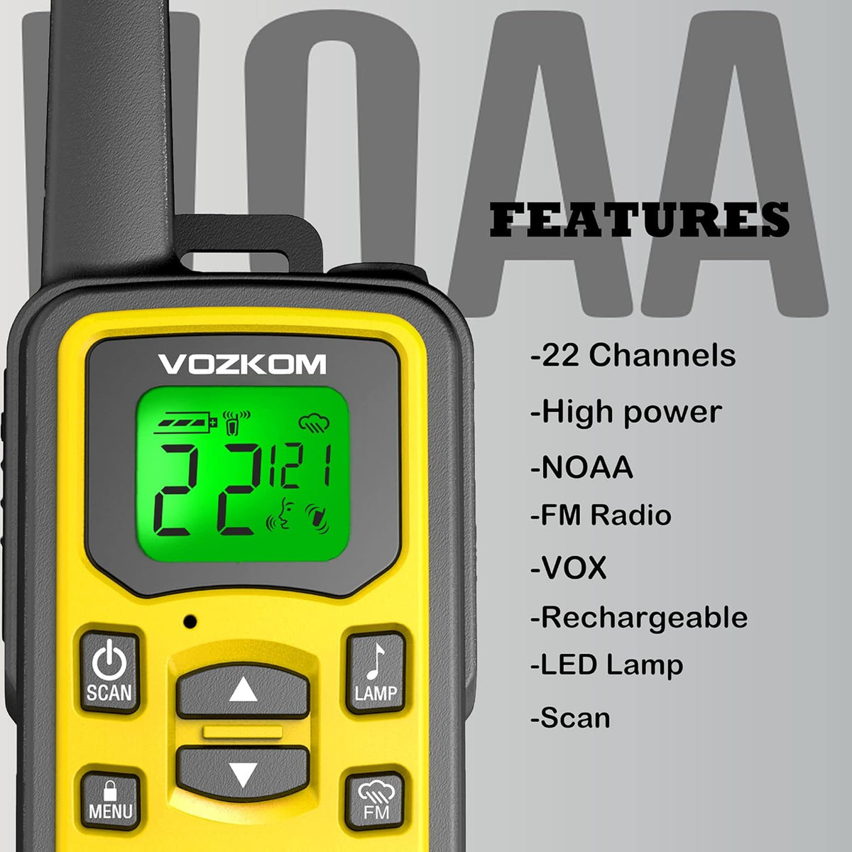Long Range Rechargeable Two Way Radio C3848