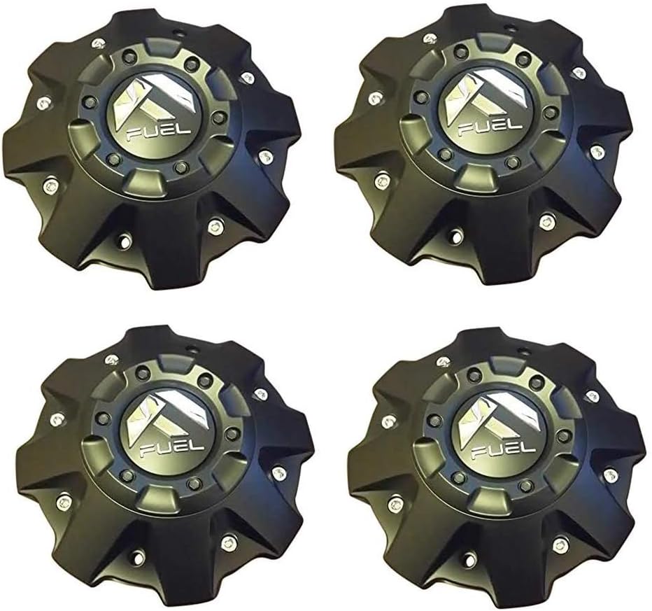 Black Center Cap 4 Pack S2673