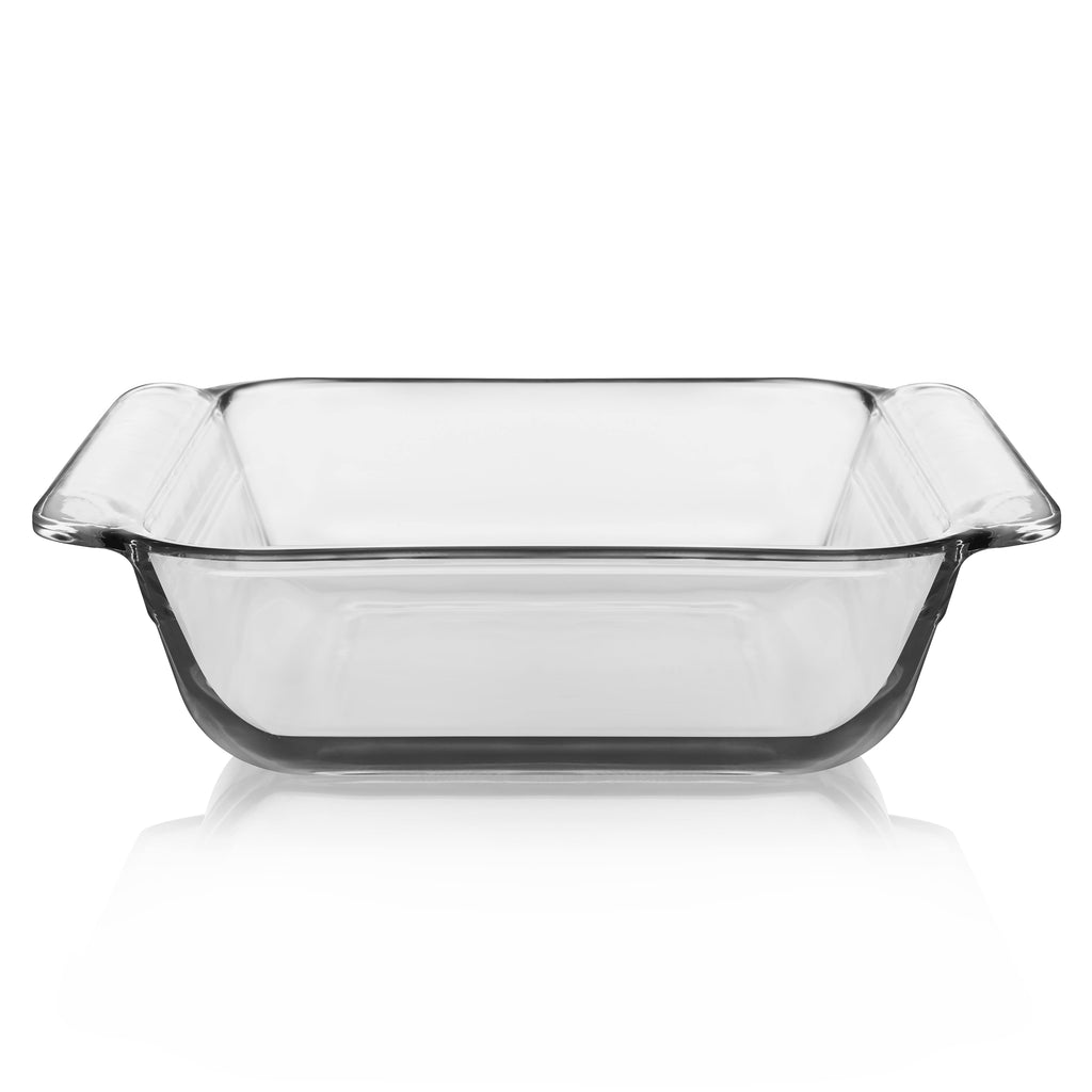 6-Piece Glass Casserole Baking Dish Set with 2 Covers J610