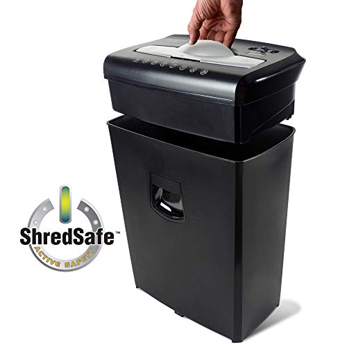10-Sheet Micro-Cut Paper and Credit Card Shredder with 4-Gallon Pullout Wastebasket S569525