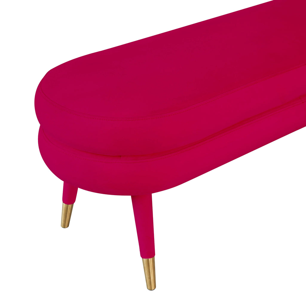 Pink Velvet Bench R25617