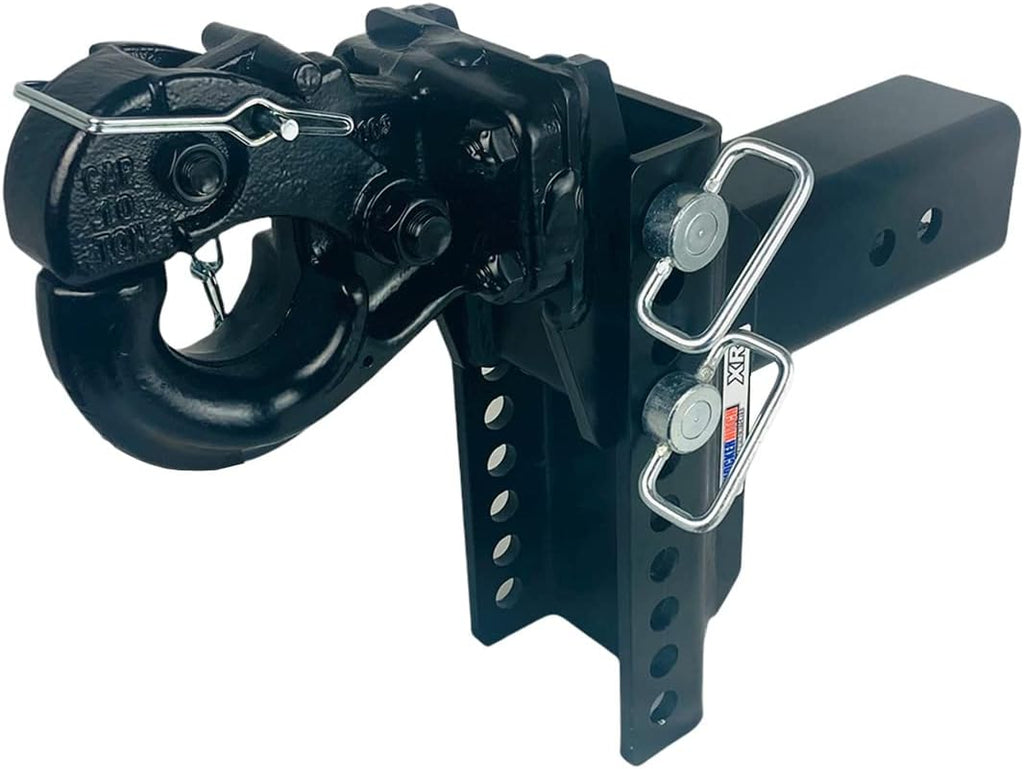 Pintle Hook Drop Ball Mount, Fits 2-1/2" Hitch E41556