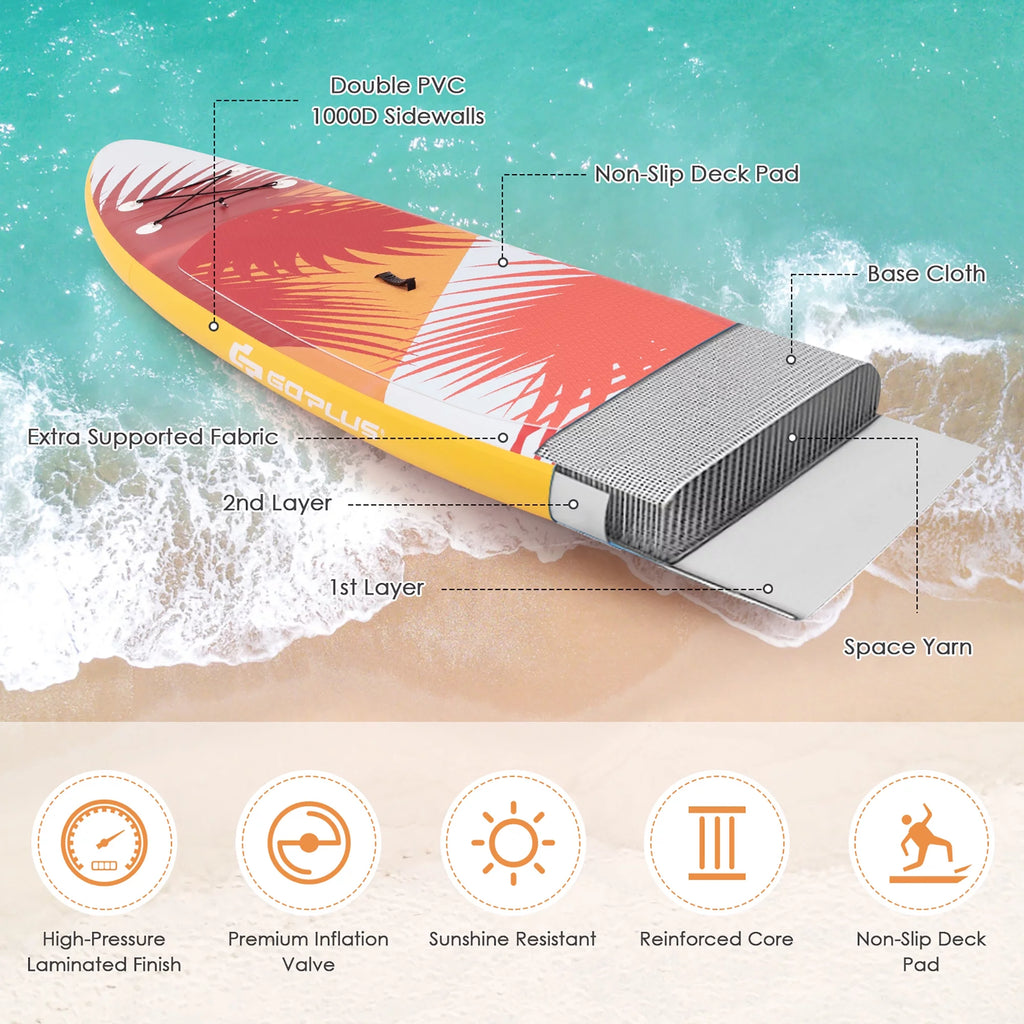 10.5' Inflatable Stand Up Paddle Board M8627