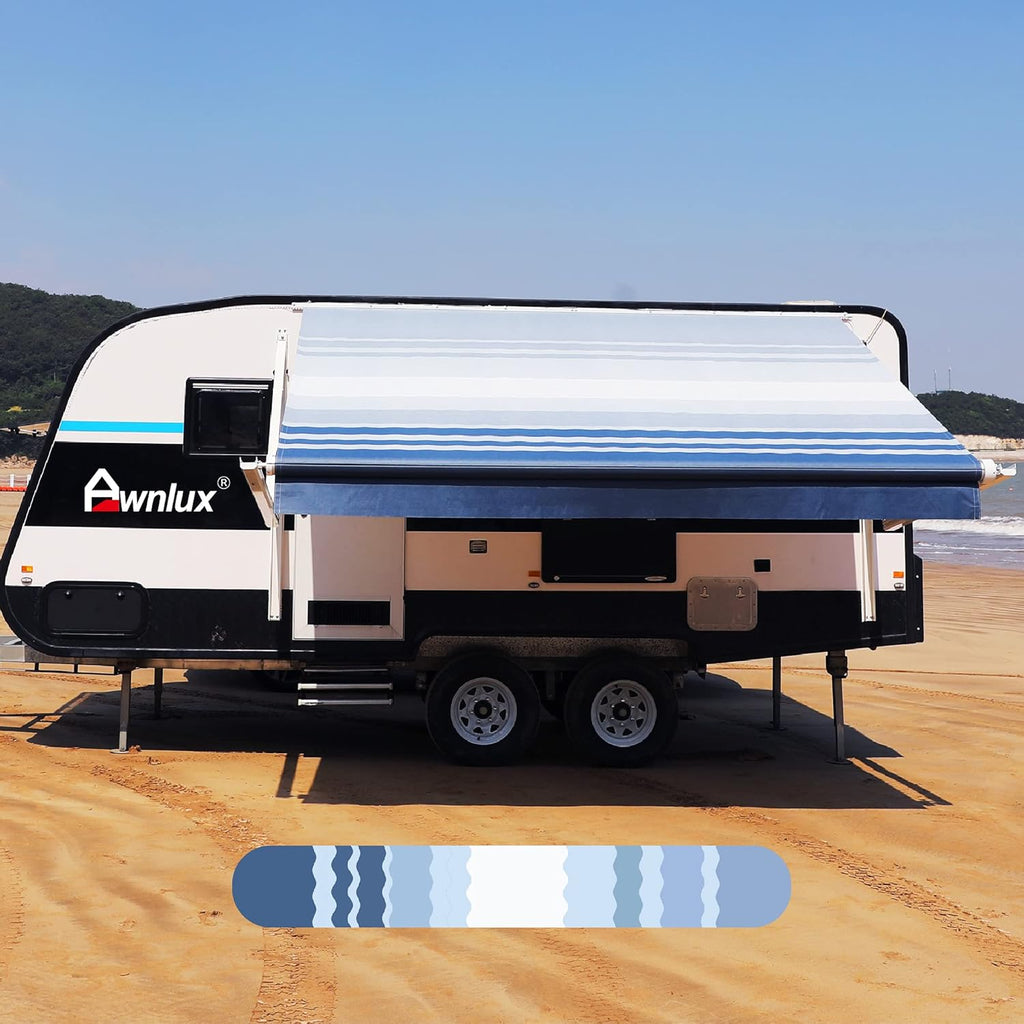 Ocean Blue RV Awning Fabric Replacement J1661