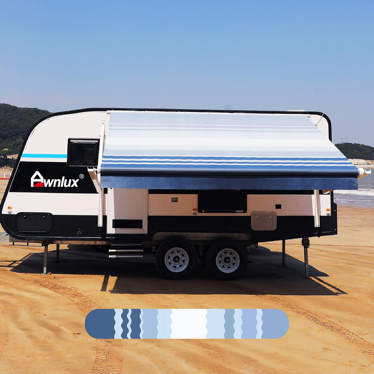 Ocean Blue RV Awning Fabric Replacement J1661