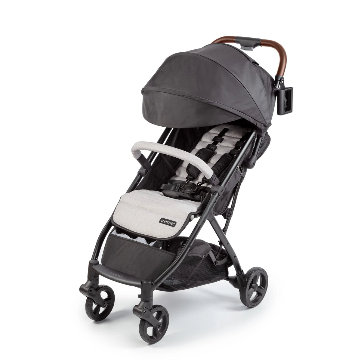 Compact Fold Baby Stroller, Black O115