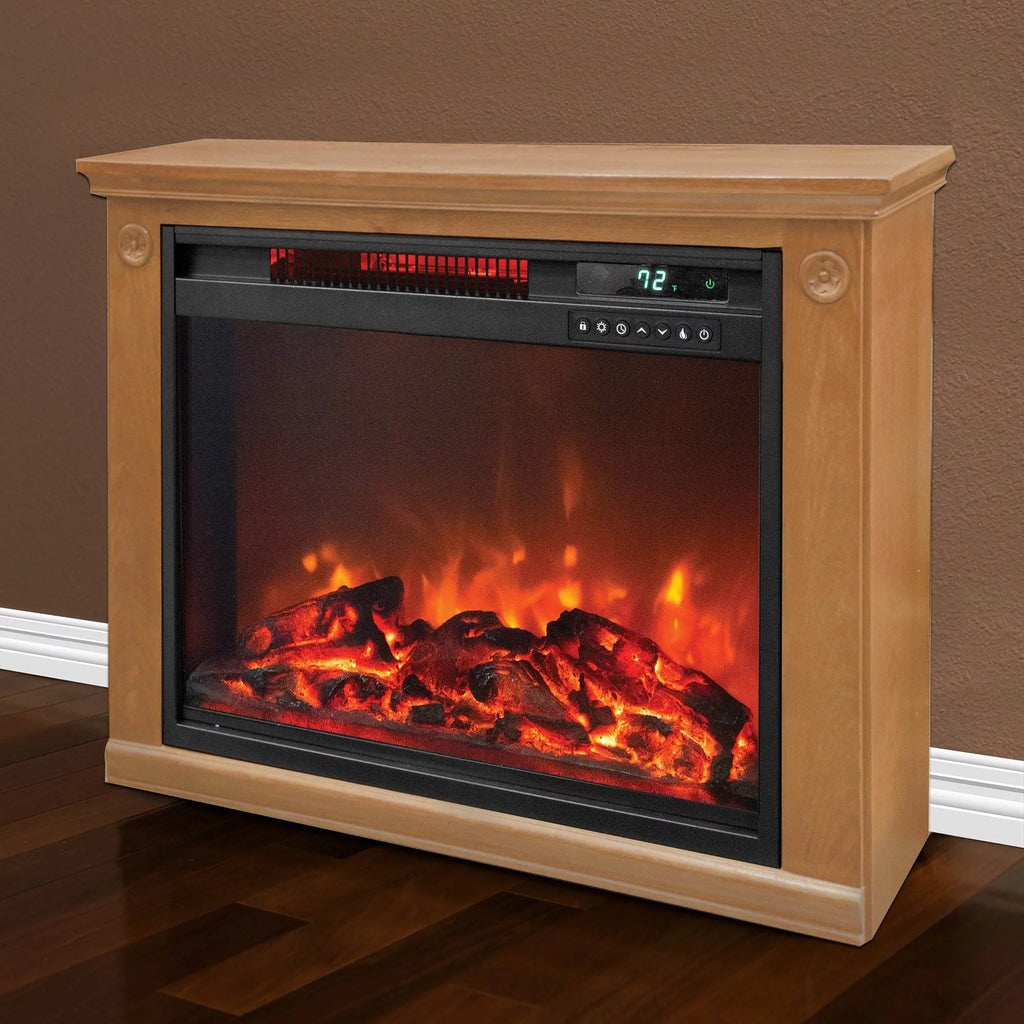 1500W Portable Electric Infrared Quartz Indoor Fireplace F162298