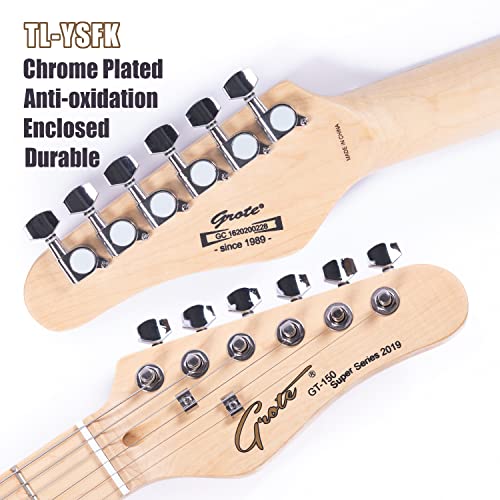 Blue Semi-Hollow Body Electric Guitar M7193
