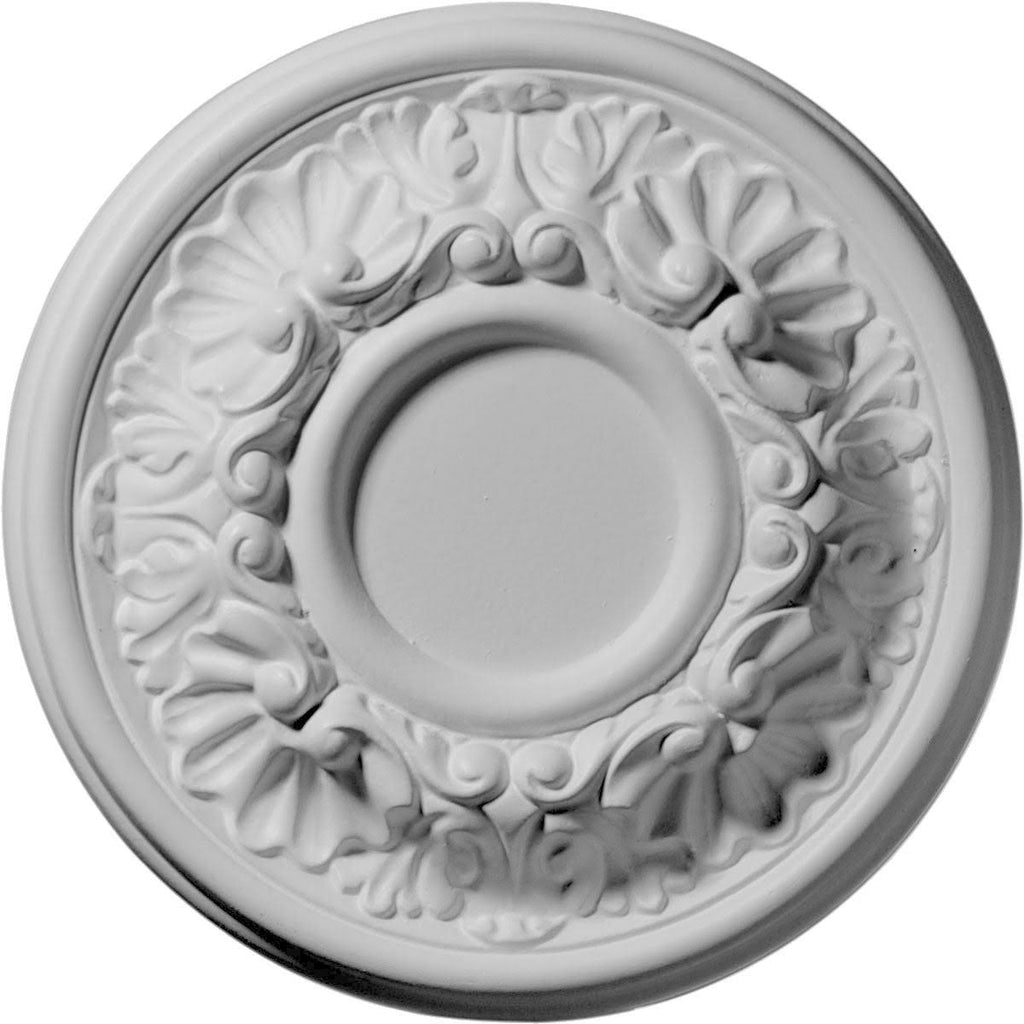 7 1/2x22 Odessa Ceiling Medallion Hand-Painted Brushed Mahogany E18146