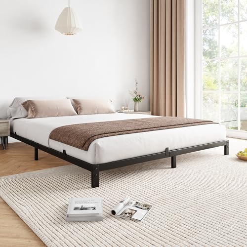 Black Full Metal Platform Bed Frame Z19207