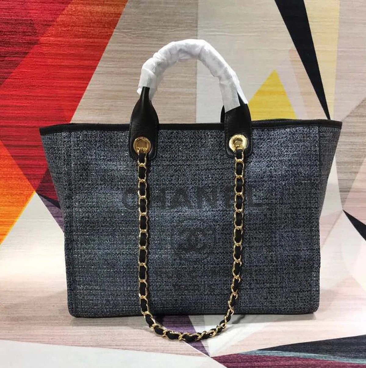 Black Tote O9048