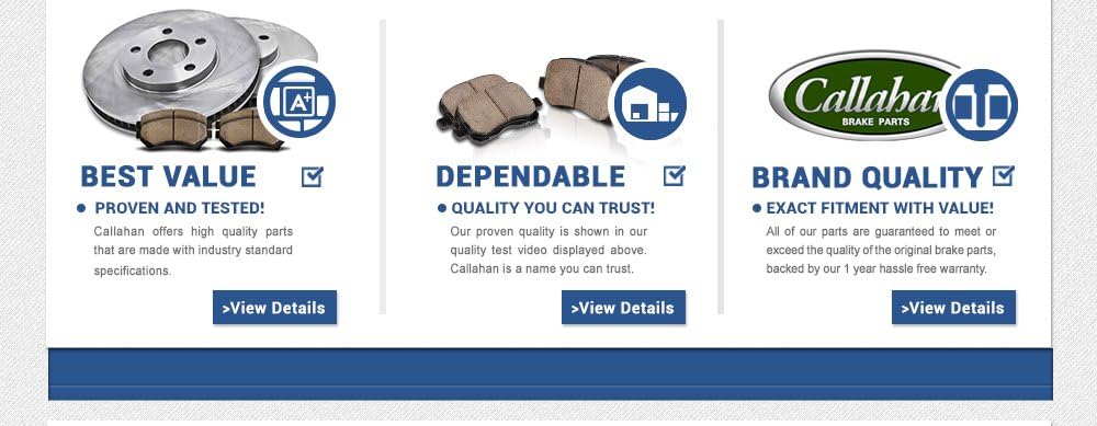 Front 256mm D/S 4 Lug Rotors + Brake Pads + Clips Pack of 2 E5749