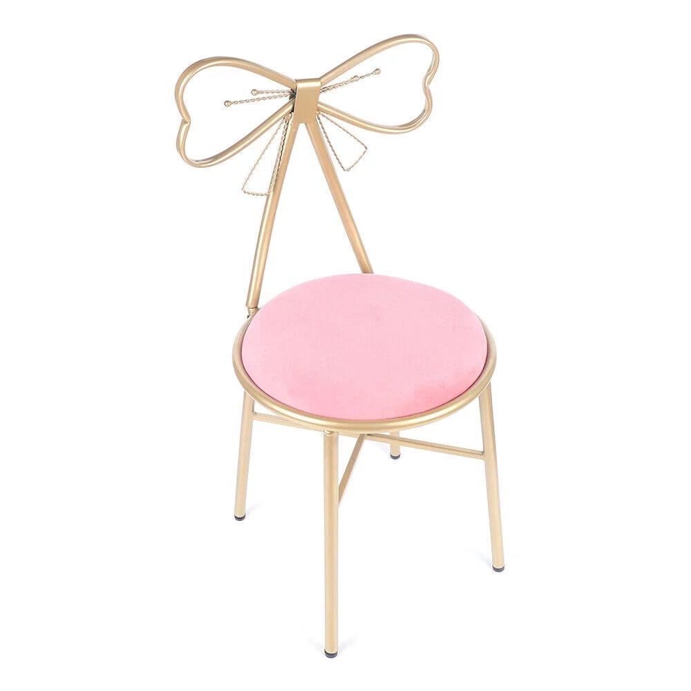 Pink Velvet Butterfly Chair with Gold Legs P699