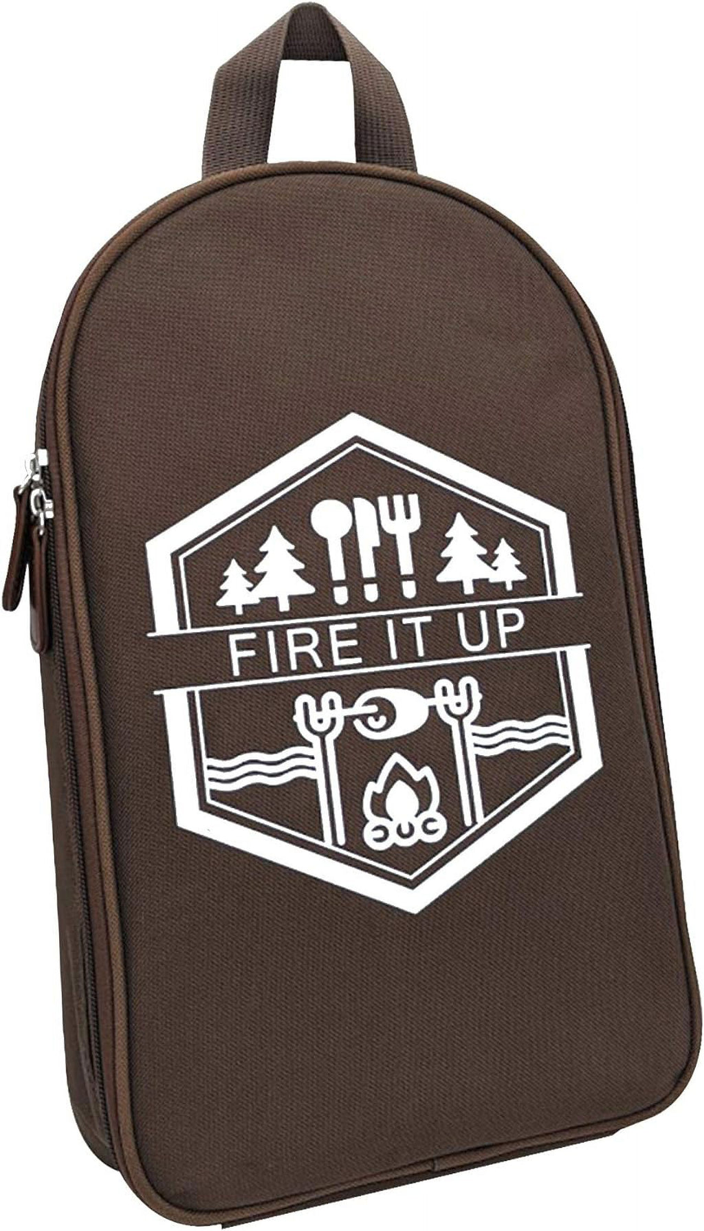 Brown BBQ Grilling and Camping Cooking Utensils Set B89464