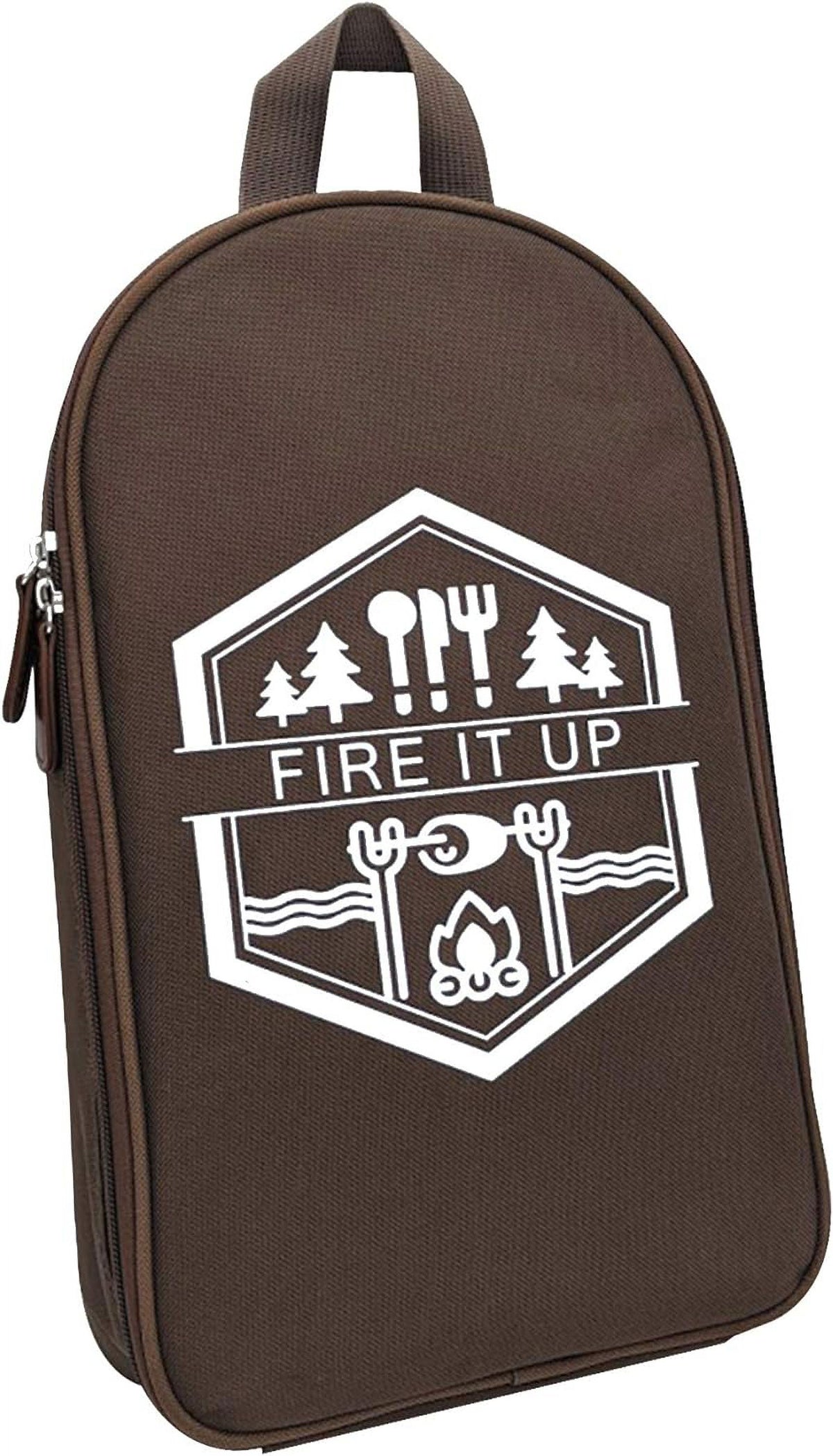 Brown BBQ Grilling and Camping Cooking Utensils Set B89464