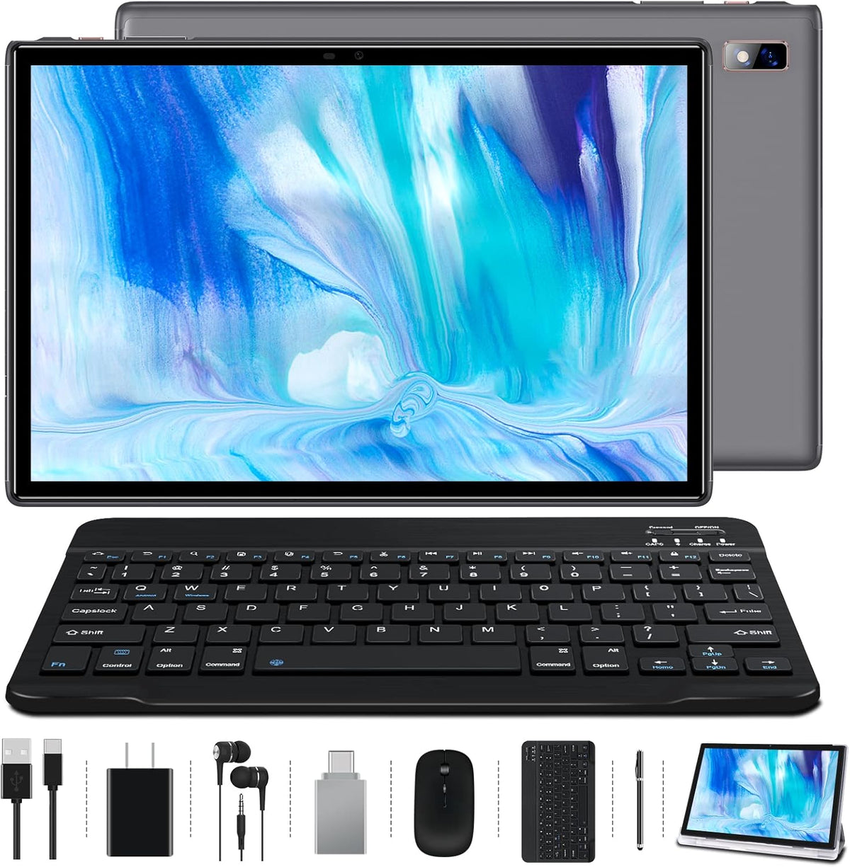 10 inch Android Tablet with Keyboard & Mouse P655318