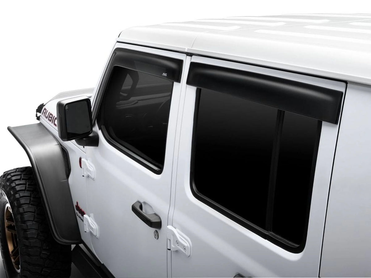 4-Piece Dark Smoke Ventvisor Side Window Deflector M314415