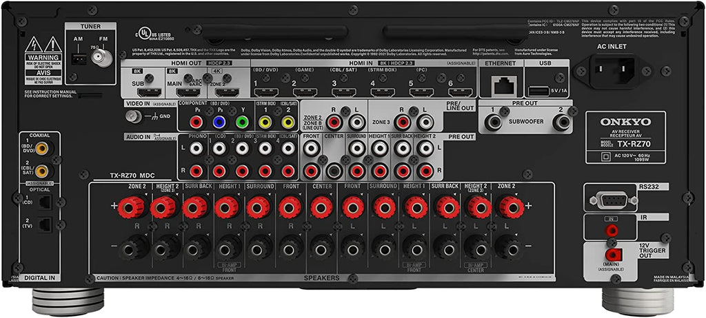 7.2.4ch AV Receiver with Dirac Live V695441