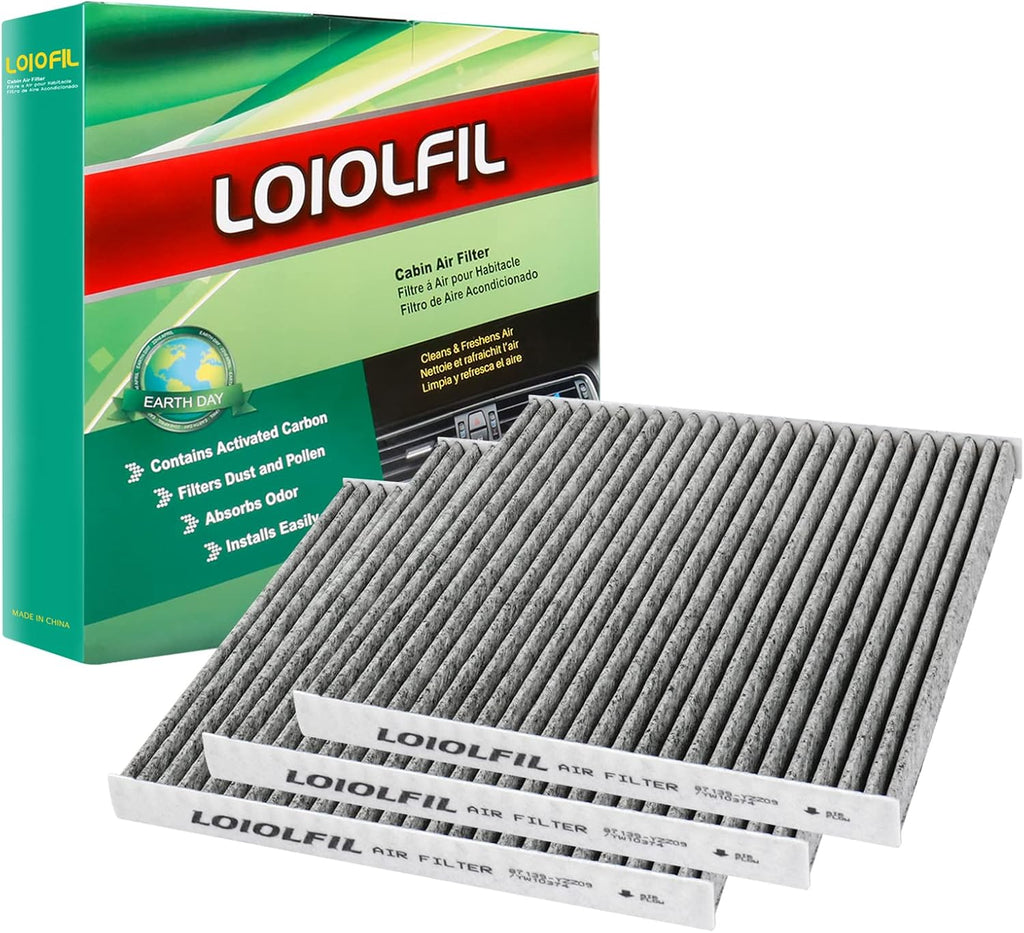 Cabin Air Filter with Activated Carbon Pack of 2 U349