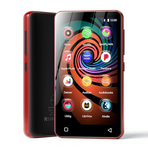 160GB MP3 Player with Bluetooth and WiFi, 4" Touch Screen Android MP4 MP3 Player (Black) F852372
