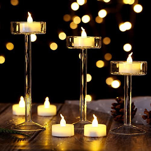100 Battery Operated LED Warm White Tea Light Candle L6141