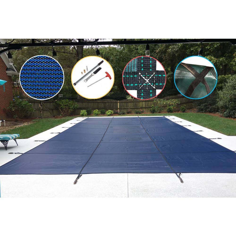 Blue Mesh Safety Pool Cover G124464