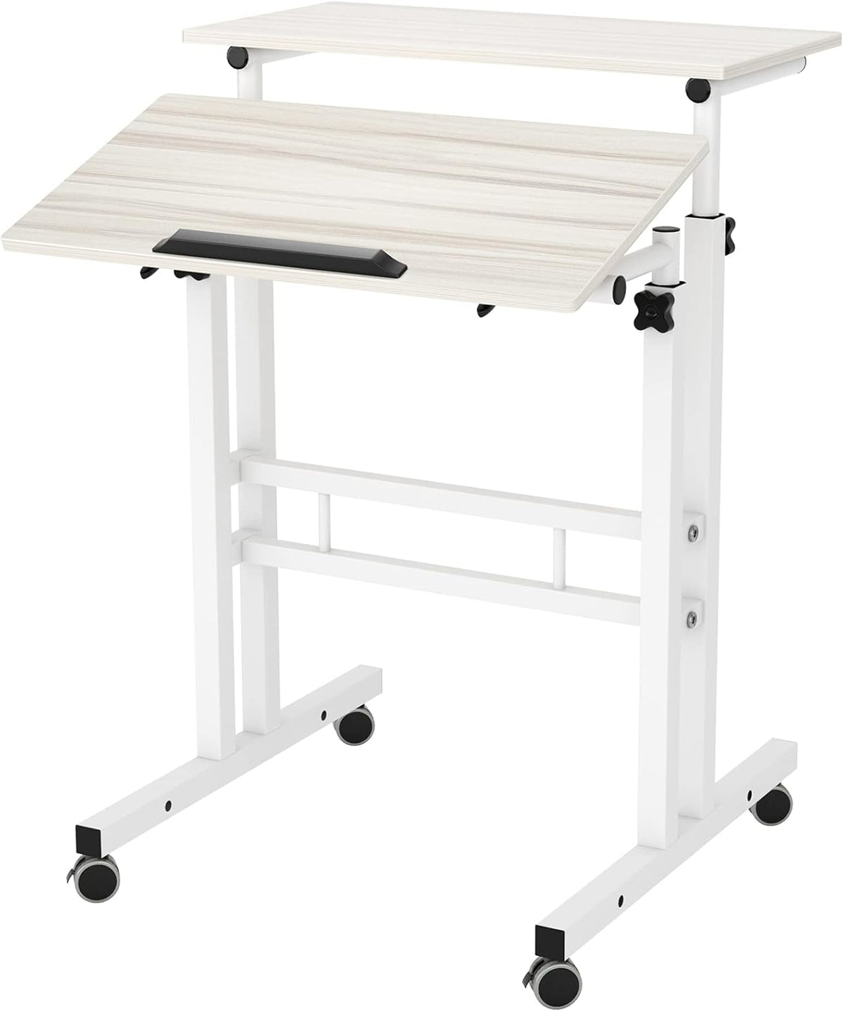 White Maple Adjustable Laptop Desk Table B494559