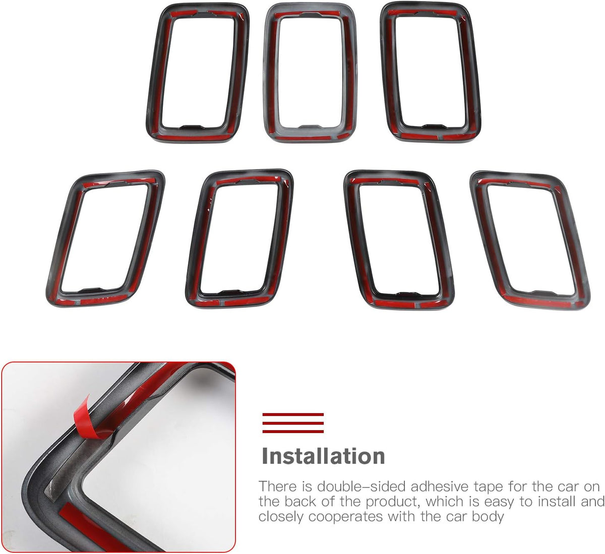 Front Grill Inserts Cover Pack of 2 K995