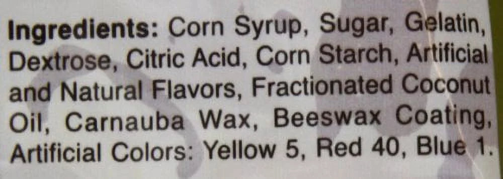 Gold-Bears Gummi Candy 5 Oz 12 Ct G3593