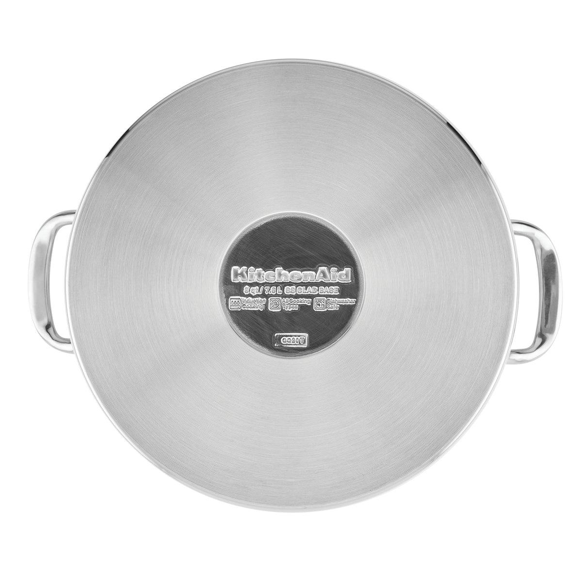 3-Ply Stainless Steel Induction Stockpot with Lid, 8 Quart D31374
