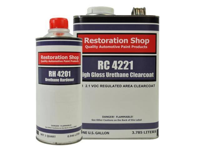 Green Urethane Basecoat Clearcoat Auto Paint Medium Gallon Kit D110051