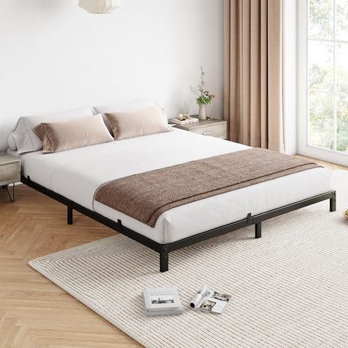 Black Full Metal Platform Bed Frame Z19207