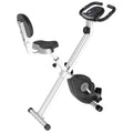 Foldable Upright Bike with LCD Screen Grey X48178