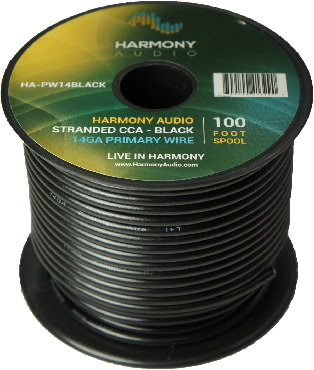 14 Gauge Power or Ground Wire 10 Rolls 1000 Feet Red & Black J34525