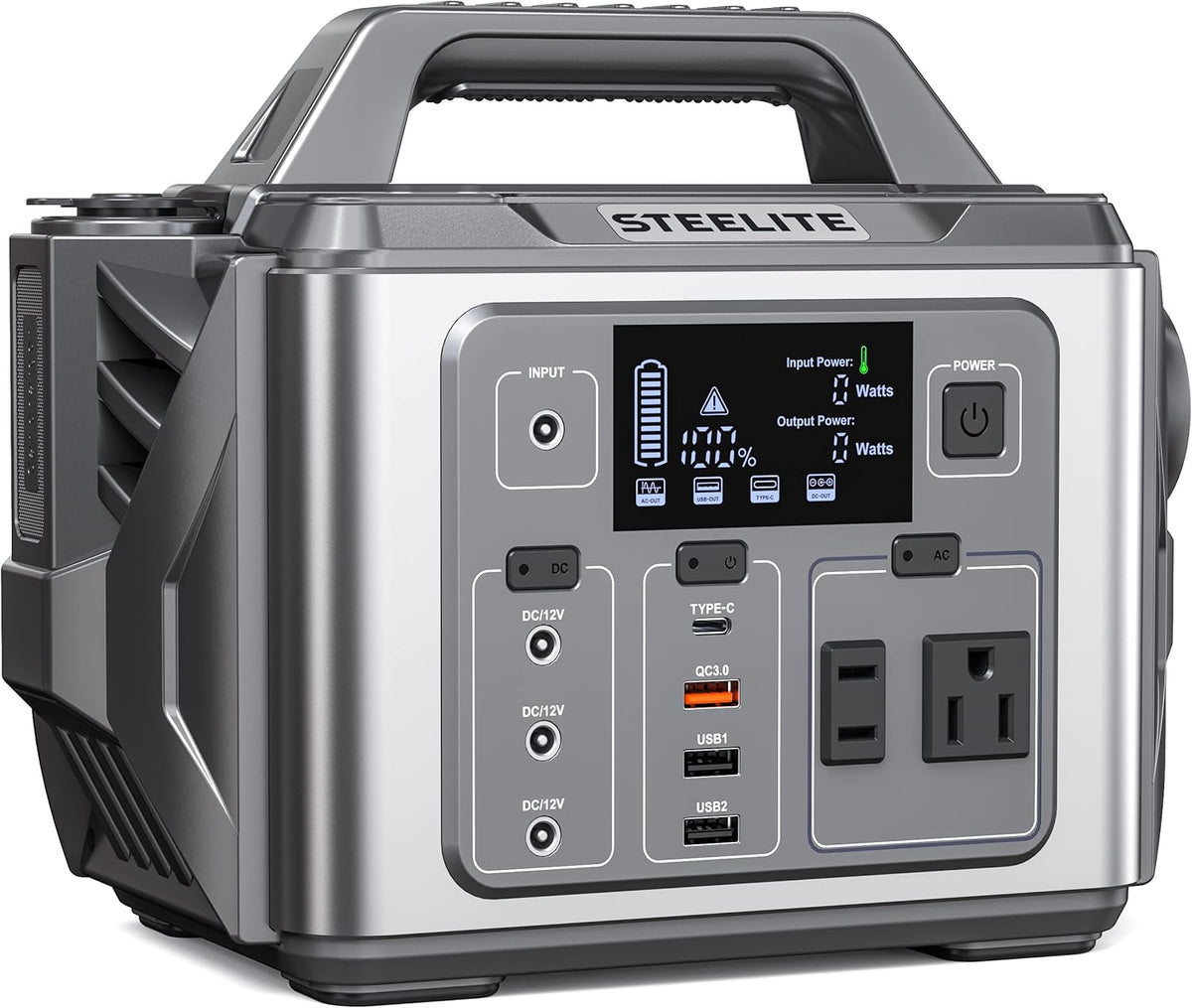 300W Portable Power Station with 110V AC Outlet M94285