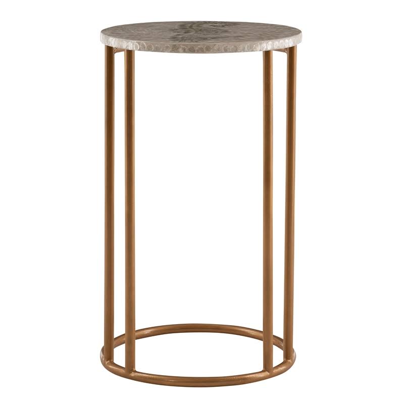 Gold Metal Accent C Table Z1131