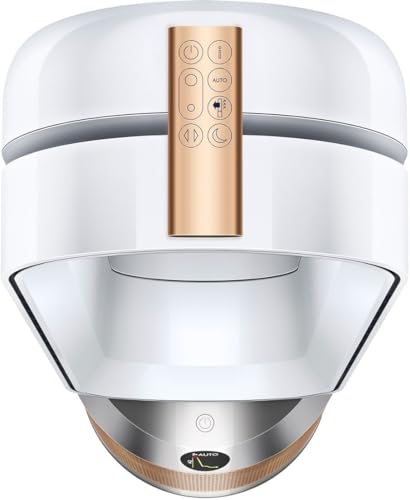 White/Gold Large Air Purifier and Fan L985849
