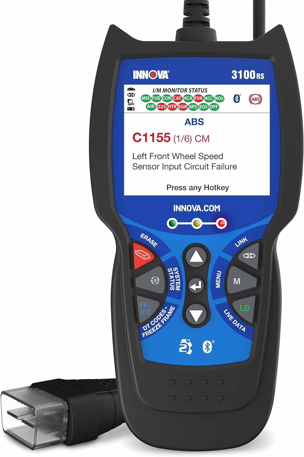 OBD2 Scanner with ABS SRS Code Reader N319640