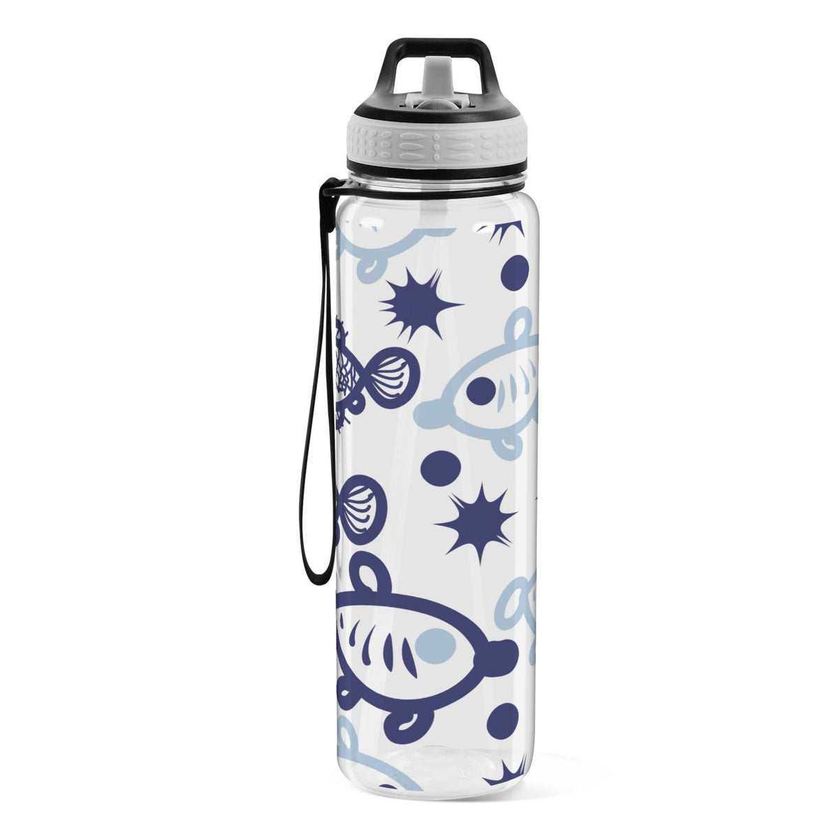 32oz Tritan Leakproof Clear Sports Water Bottle Y313016
