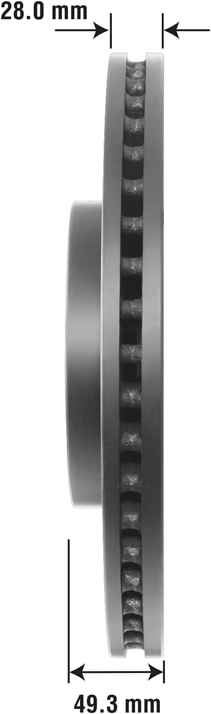 Front Brake Rotor Pack of 2 C69725