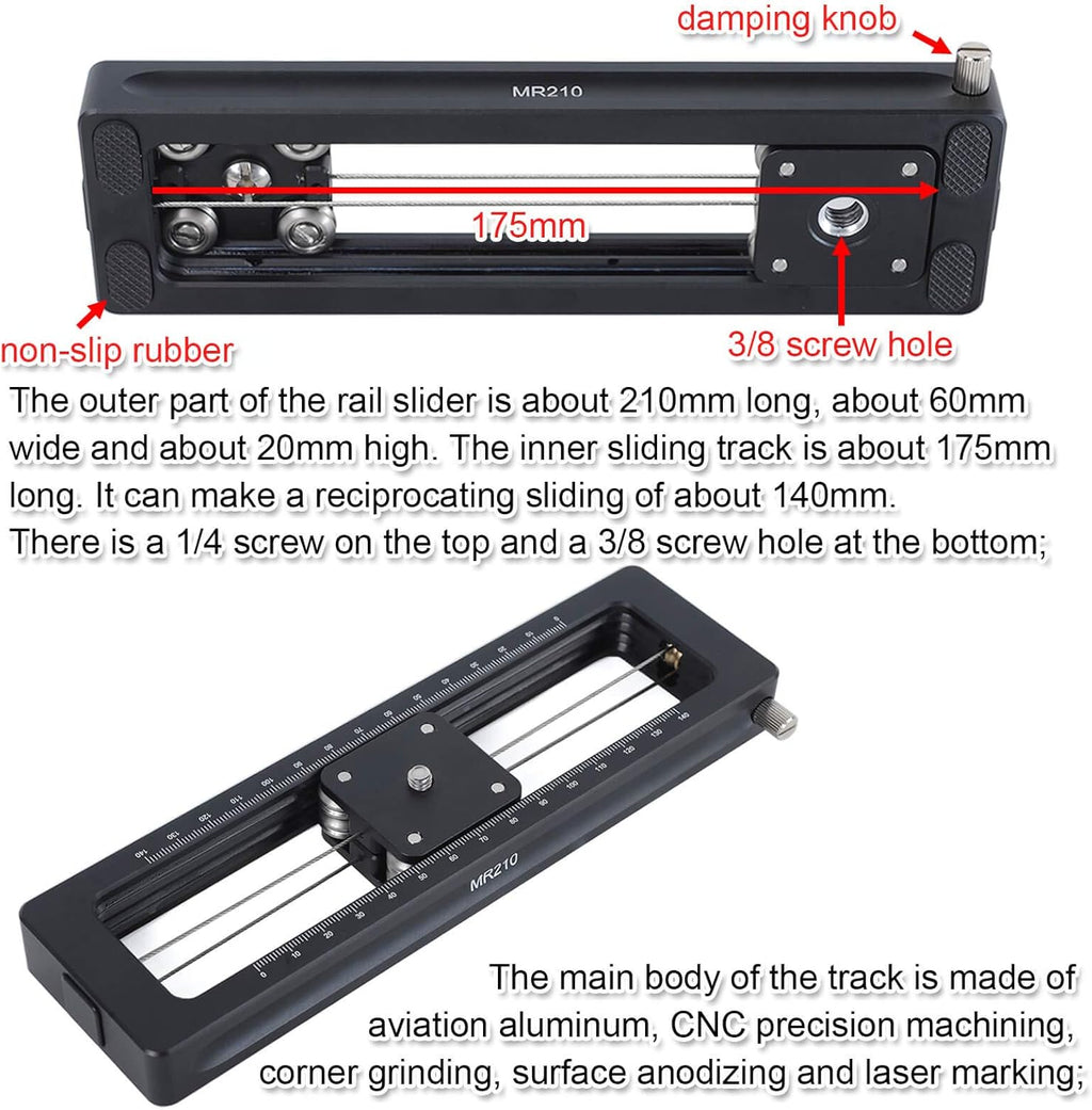 Macro Focusing Rail Slider for DSLR MILC Camera R2470