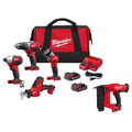 18V Lithium-Ion Cordless Combo Kit with Brad Nailer Y2110