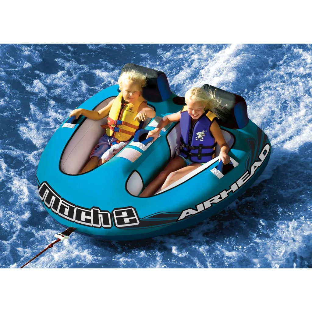 Blue 2 Rider Inflatable Towable Tube 2 Pack J753