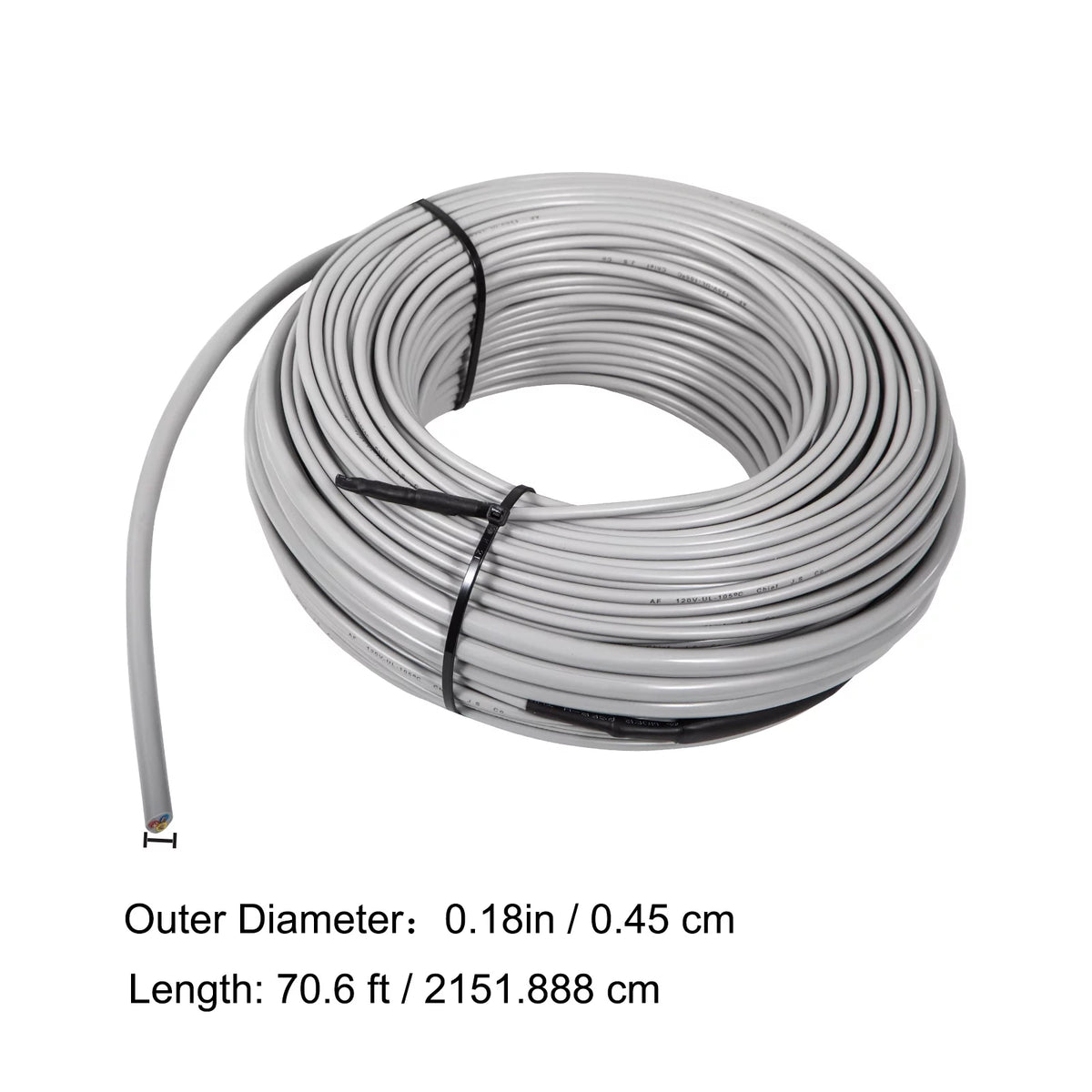 21.4 Square Feet Waterproof Insulated Floor Heating Cable O1832