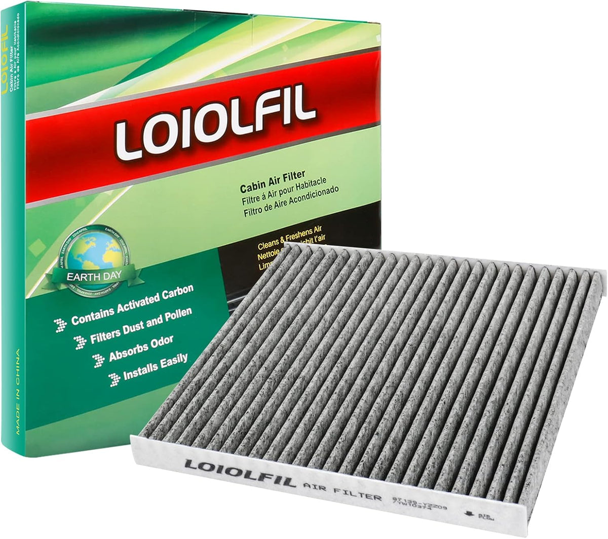 Cabin Air Filter with Activated Carbon Pack of 2 U349